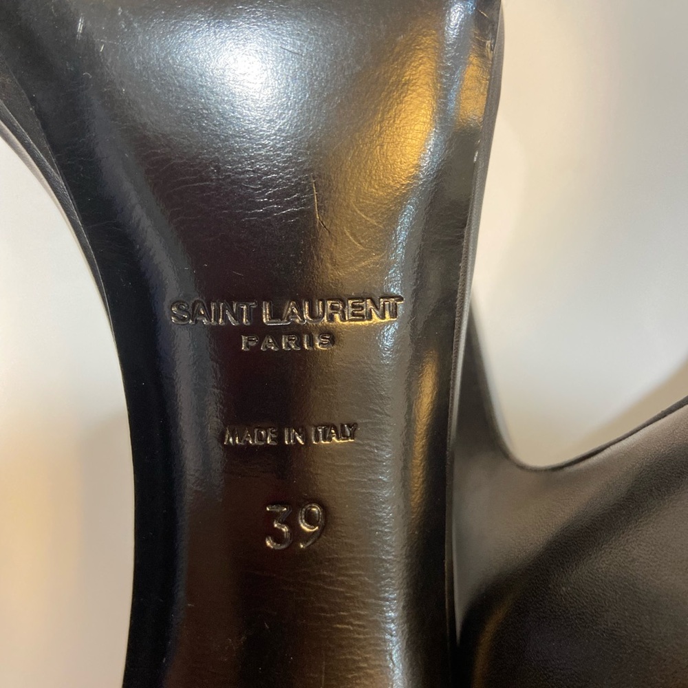 COPY - Saint Laurent black stilettos - Picture 3 of 4
